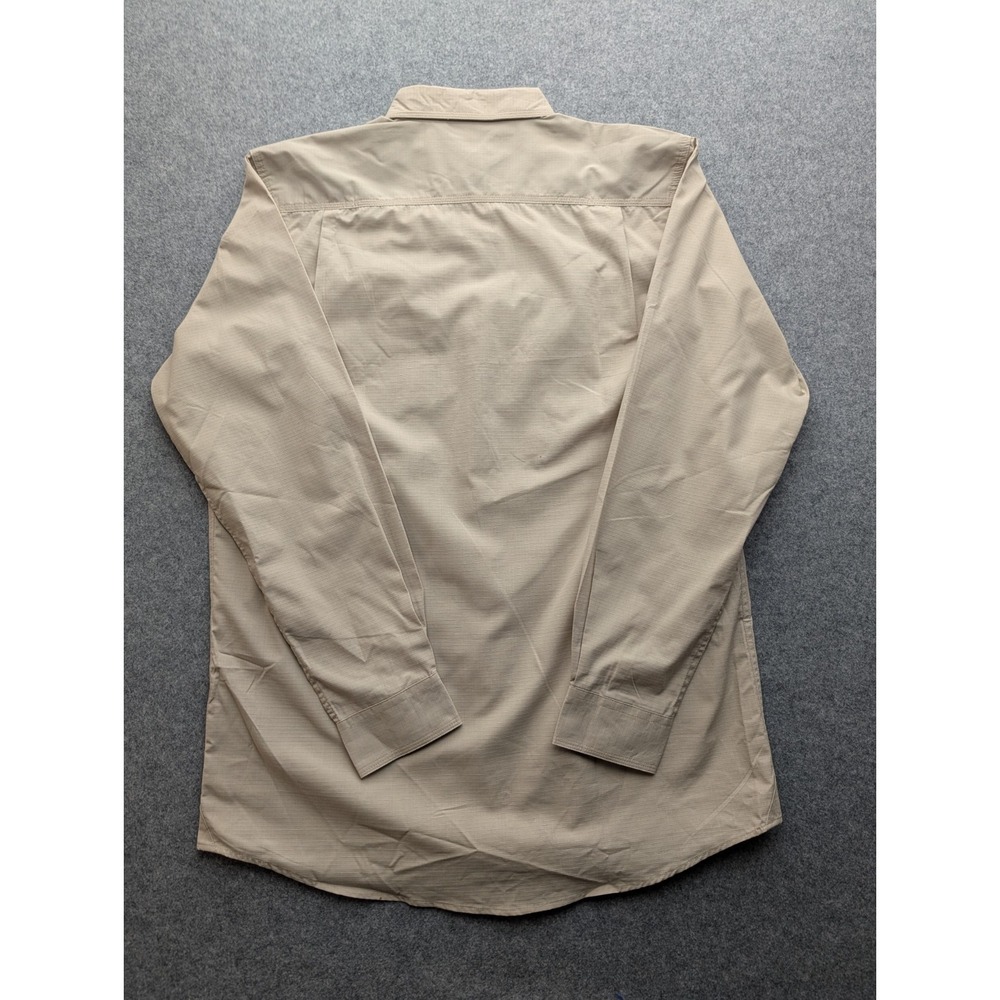 Backpacker Men's Shirt LT Beige Button Up Long Sleeve Pockets Nwt‎ - Picture 10 of 11